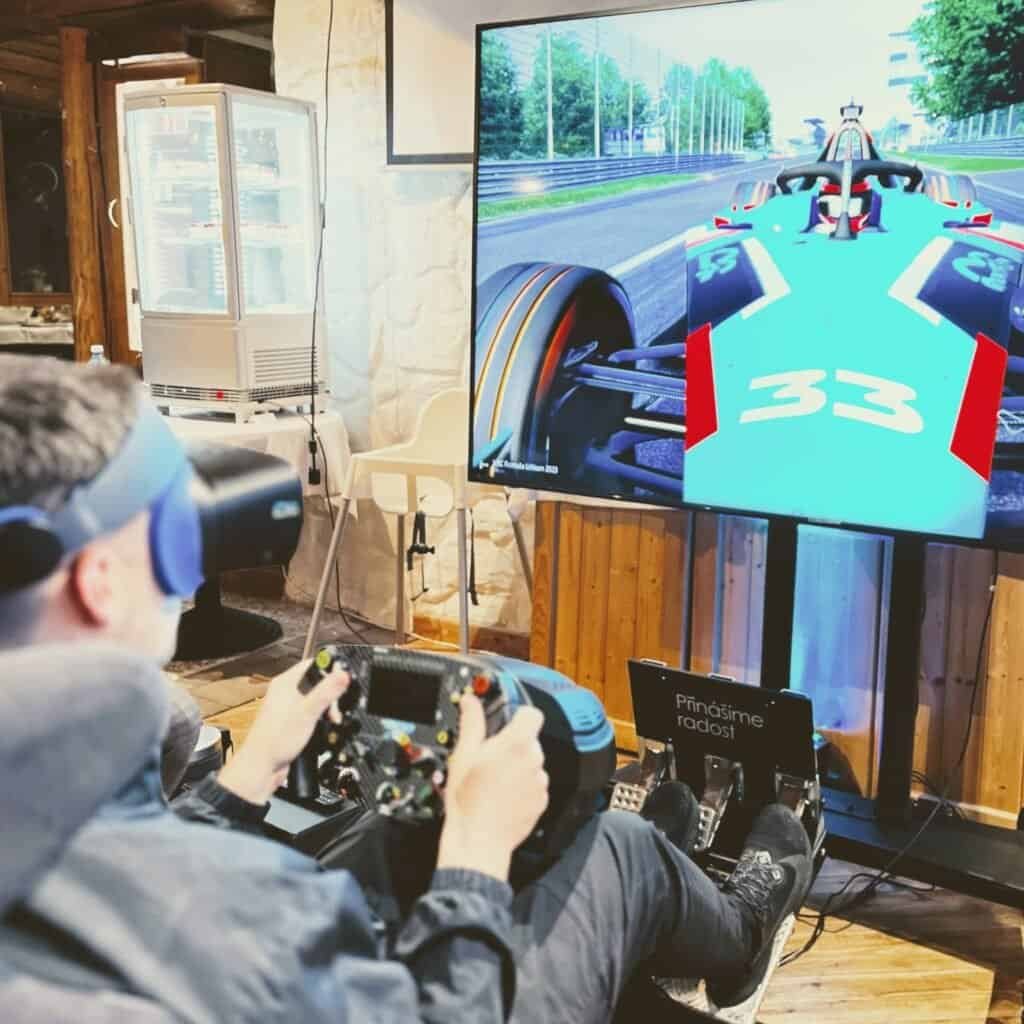 An incredible RoarFun formula e simulators hire for any event in EU