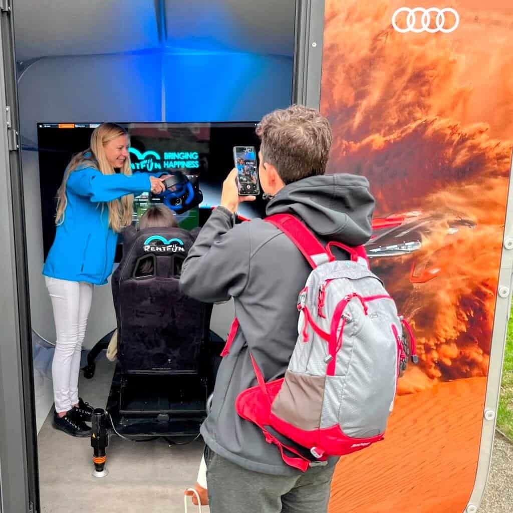 Audi emotional branding formula experience with RS Q e-tron